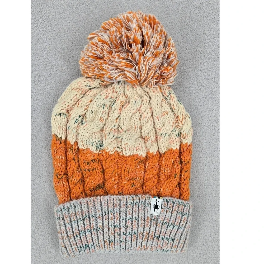SmartWool Women Isto Retro Beanie Wool Blend Marmalade‎ NWT